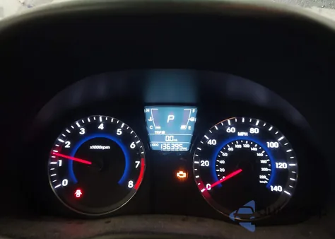 2013 Hyundai Accent Gs из США, поврежденный, VIN KMHCT5AE9DU082378